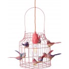 Hanglamp roze babykamer | meisjeskamer | pastelroze vogeltjes nÃ©t echt!