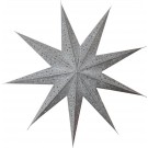 Kerstster nr. 40 Zilveren ster "glitter" - Papieren Kerststerren - Kerstdecoratie - Ã 60 cm - zonder verlichtingsset - Kerst