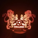 3D LED LAMP - Oranje Leeuw - Hup Holland