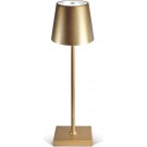 Goliving Tafellamp Oplaadbaar â Draadloos en dimbaar â Moderne touch lamp â Nachtlamp Slaapkamer â 38 cm â Goud